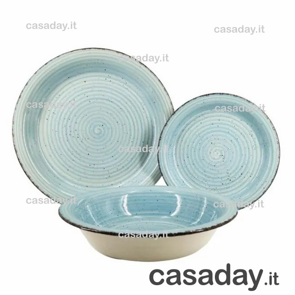 SERVIZIO PIATTI PZ 18-19 PORCELLANA fade